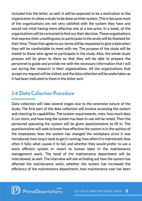 Dissertation Methodology Writing